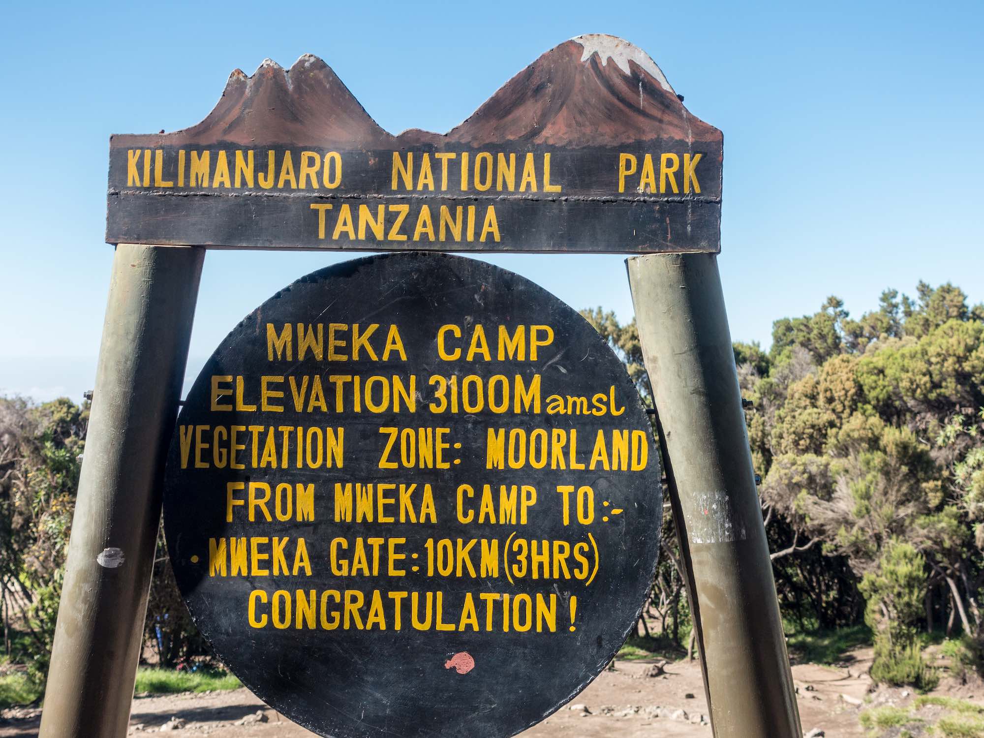 mweka-camp-sign-post